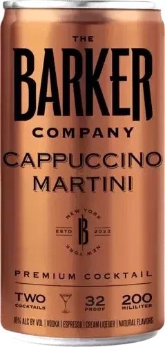 The Barker Company Cappuccino Martini (200ml can)
