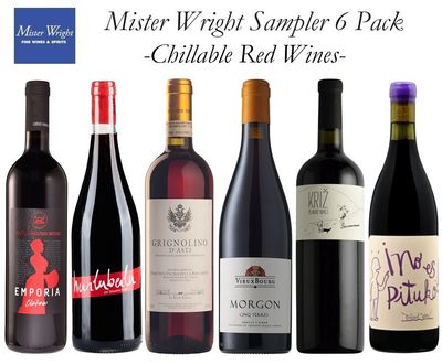 Mister Wright Chillable Red Wine Sampler 6 Pack