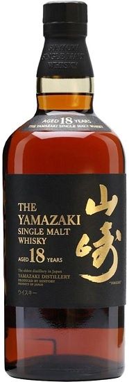 Suntory Whisky The Yamazaki Single Malt Japanese Whisky Aged 18 Years 750ml