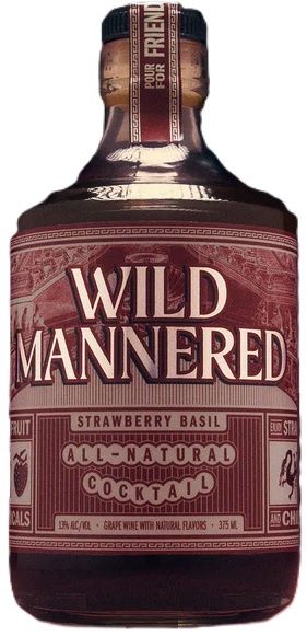 Wild Mannered Strawberry Basil Cocktail (Half Bottle) 375ml