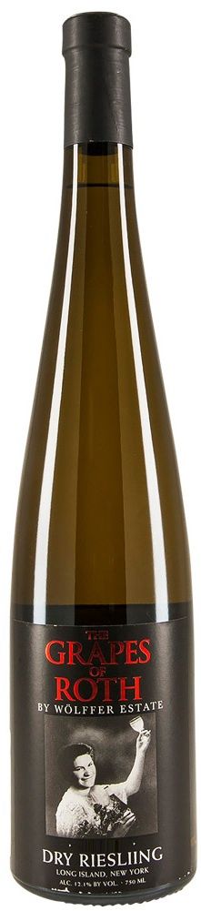 The Grapes of Roth by Wolffer Estate Dry Riesling Long Island 2021 750ml