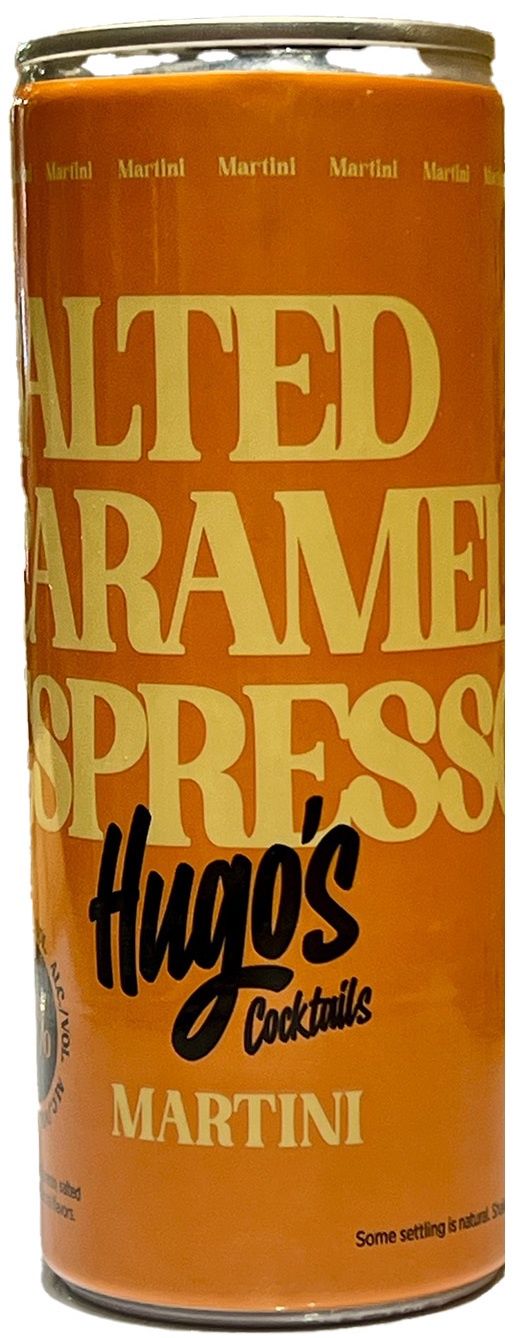 Hugo&#39;s Cocktails Salted Caramel Espresso Martini (250ml can)