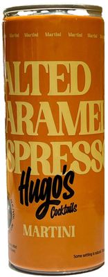 Hugo&#39;s Cocktails Salted Caramel Espresso Martini (250ml can)