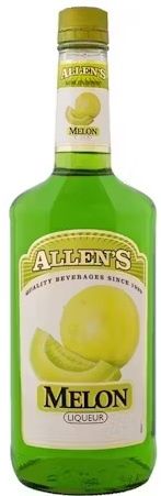 Allen&#39;s Melon Liqueur (Liter Size Bottle) 1L