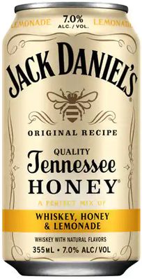 Jack Daniel&#39;s Tennessee Honey Lemonade (12oz can)