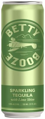 Betty Booze Sparkling Tequila with Lime Shiso (12oz can)
