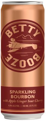 Betty Booze Sparkling Bourbon with Apple Ginger Sour Cherry (12oz can)