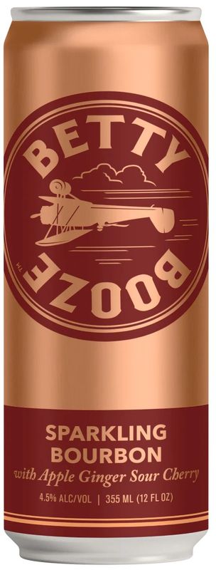 Betty Booze Sparkling Bourbon with Apple Ginger Sour Cherry (12oz can)
