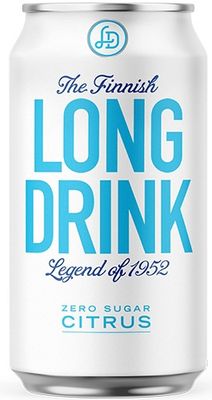 The Finnish Long Drink Zero Sugar Citrus  (570ml can)