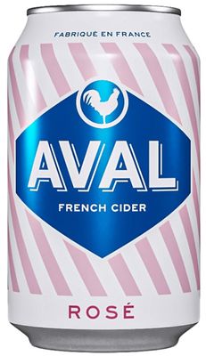 Aval French Cider Rosé (330ml can)