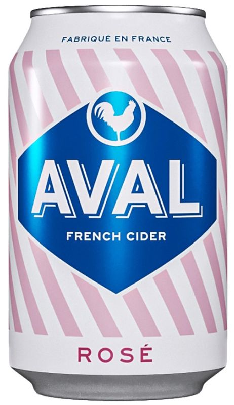 Aval French Cider Rosé (330ml can)