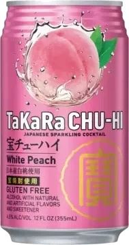 TaKaRa CHU-HI Sparkling White Peach Cocktail (355ml can)