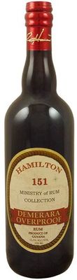 Caribbean Spirits Hamilton Demerara Overproof Rum 151 750ml