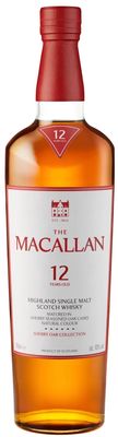 Macallan Highland Single Malt Scotch Whisky 12 Years Old Sherry Oak Cask 750ml