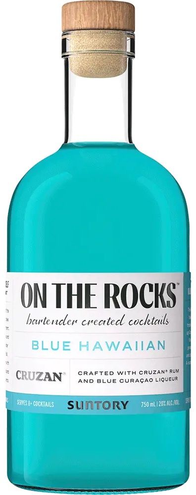 On The Rocks Blue Hawaiian 750ml