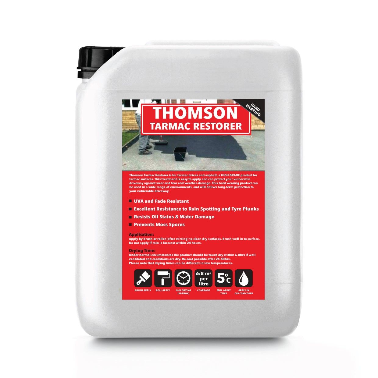 Thomson Heavy Duty Tarmac Restorer Paint