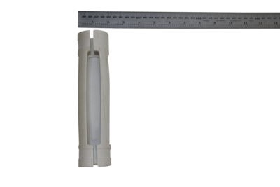 Disposable, molded PVC centralizer for 40 mm diameter probe, 52mm (2.0