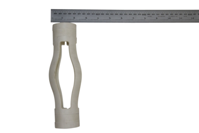 Disposable, molded PVC centralizer for 40 mm diameter probe, 73mm (2.9