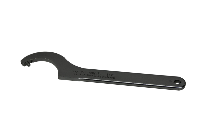 AMF 54932 Hook Wrench With Pin – 40-42 Mm Span For Nuts With Radial Holes, Made Of Hardened Special Steel - View #14