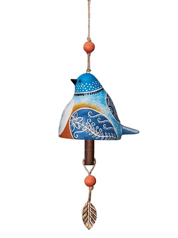 Bluebird Ceramic Bell Chime