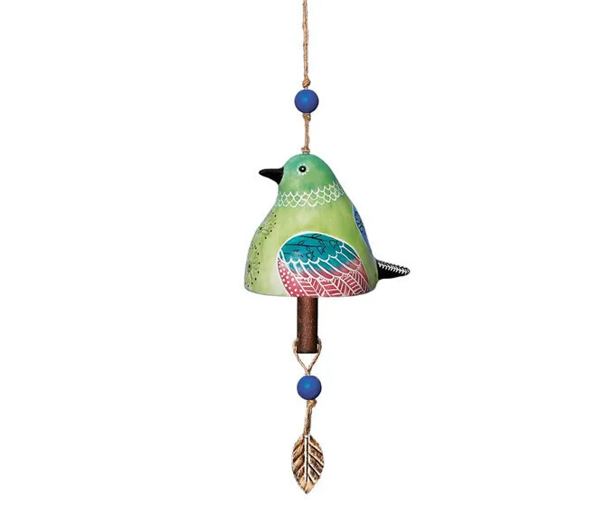 Hummingbird Ceramic Bell Chime