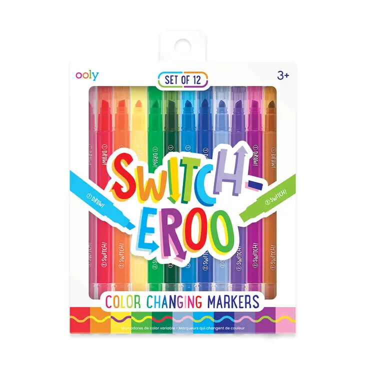 Switch-Eroo Color Changing Markers, Set of 12