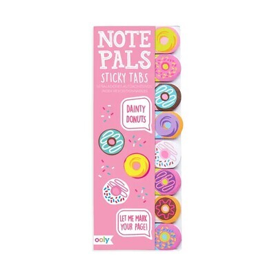 Note Pals Sticky Tabs, Dainty Donuts