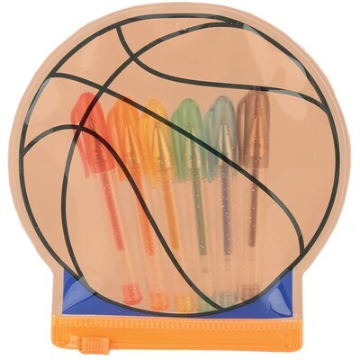 Mini Gel Pen Set, Basketball