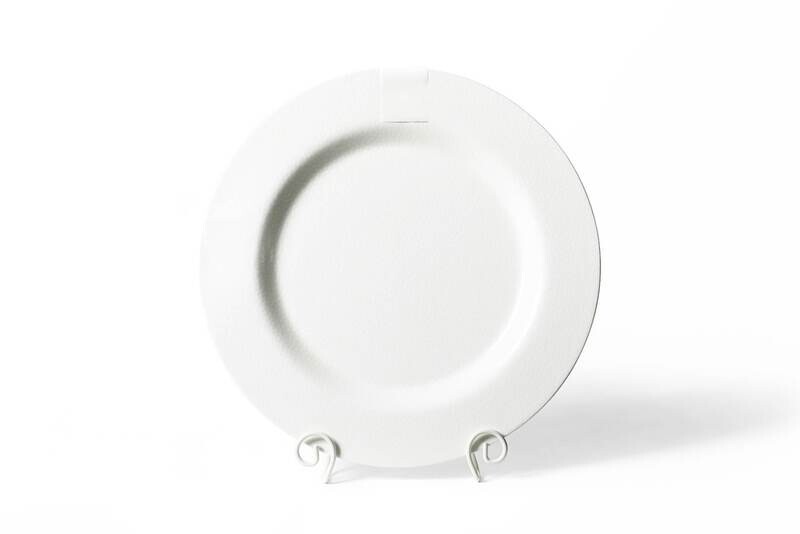 Big Platter White Big Dot