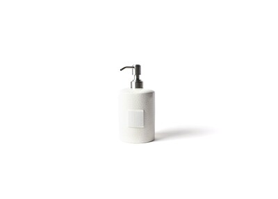 Mini Cylinder Soap Pump White Small Dot