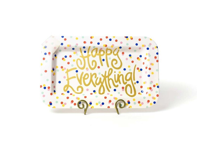 Mini Rectangle Entertaining Platter Happy Dot