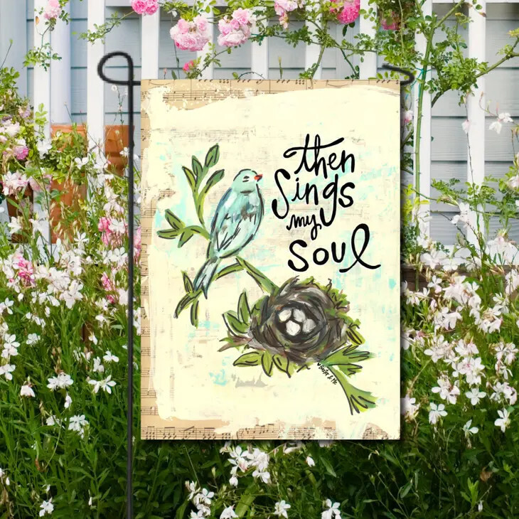 Garden Flag, Then Sings My Soul Bird Nest
