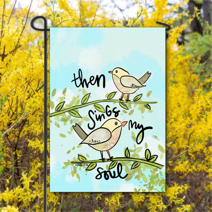 Garden Flag, Then Sings My Soul Birds