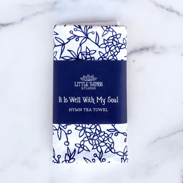 Hymn Tea Towel, It Is Well With My Soul