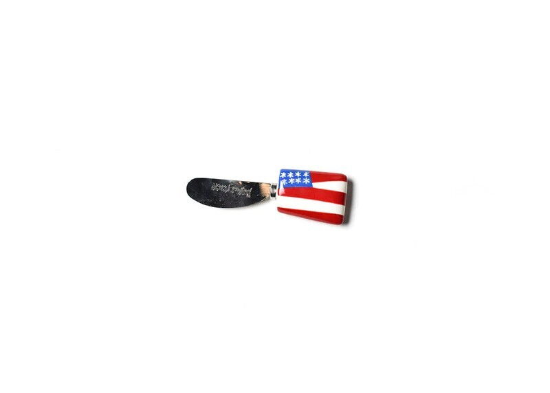 Flag Embellished Appetizer Spreader