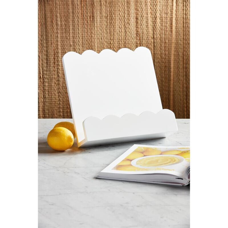 Scalloped Cookbook Holder