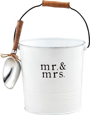Mr. and Mrs. Ice Bucket Set