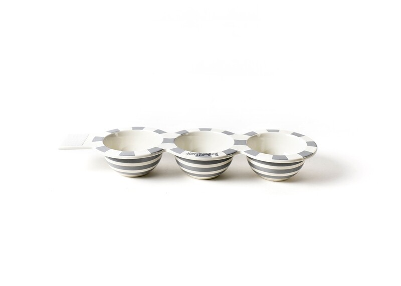 Mini Trio Bowl, Stone Stripe