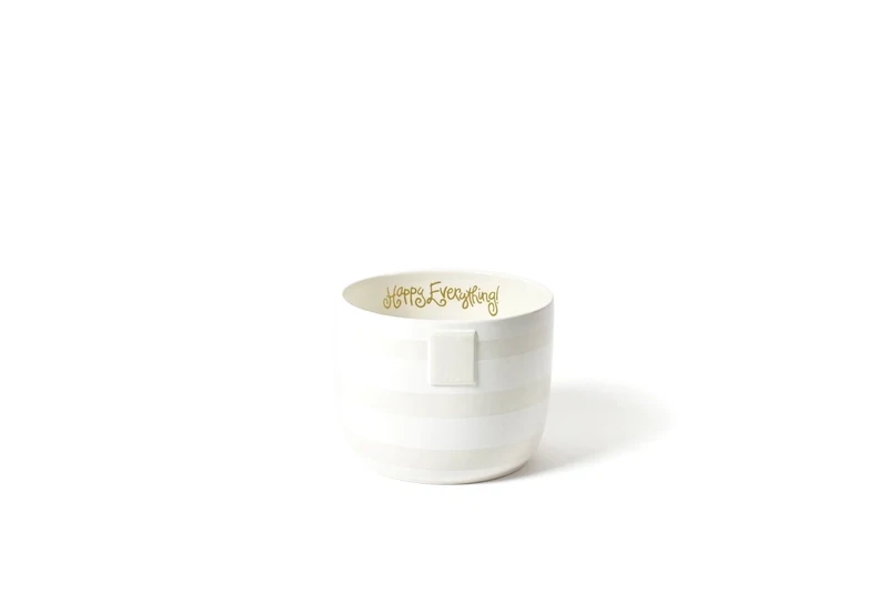 Mini Bowl White Stripe