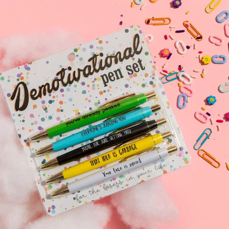 Demotivational Pen Set