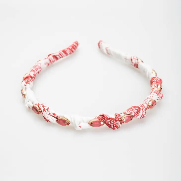 Colette Petite Toile Headband - Red