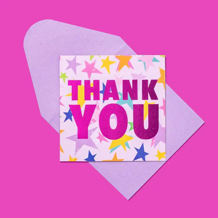 Enclosure Card - Stars Thank You