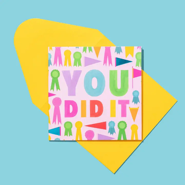 Enclosure Card - You Did It