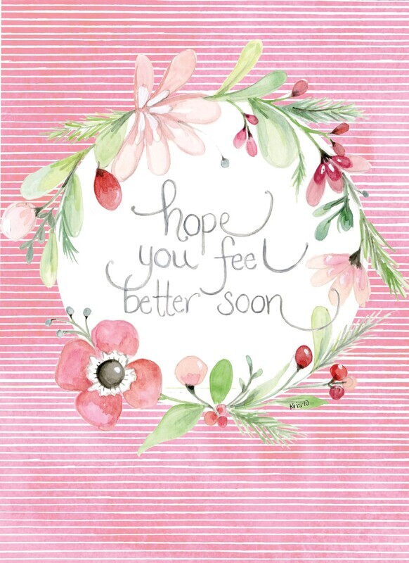 Card, Feel Better Soon GW476