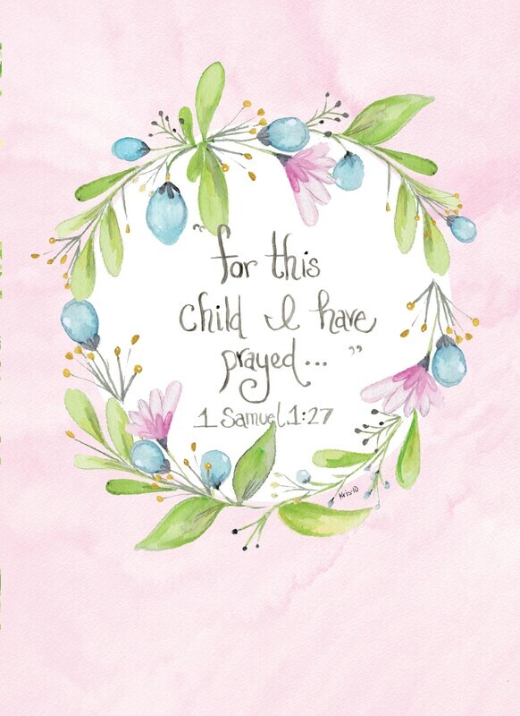 Card, For This Child Pink B510