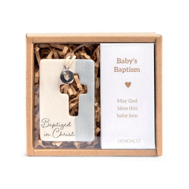 Baby Baptism Token Blue