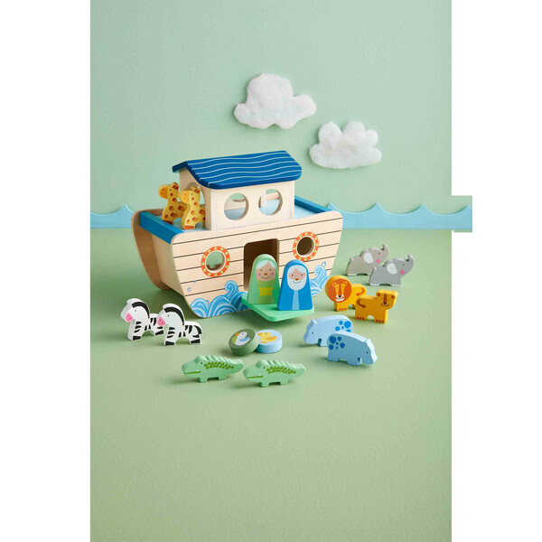 Wood Noah’s Ark Shape Sorter