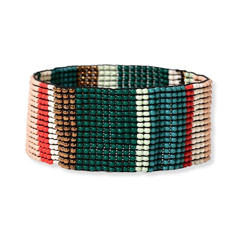 Kendall Colorblock Beaded Stretch Bracelet