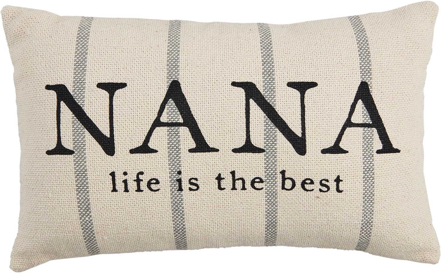 Nana Striped Grandma Pillow