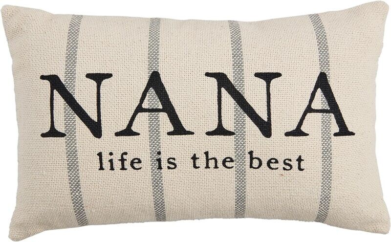 Nana Striped Grandma Pillow